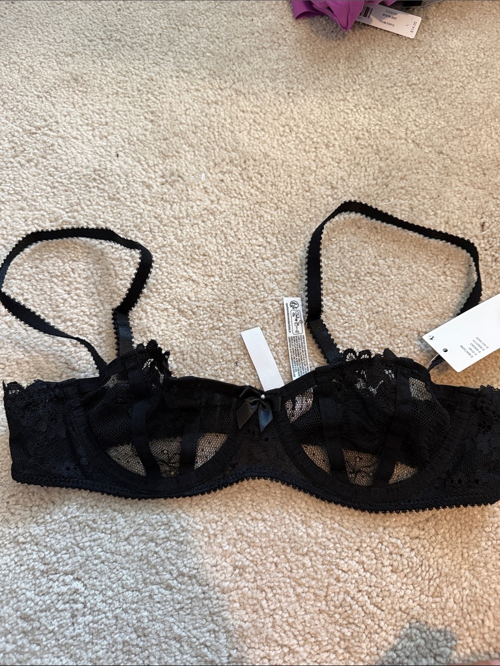 Urban outfitter 34A black lace bra wired NWT